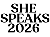 She Speaks 2026 Logo